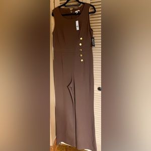 New York & Company Brown One Pièce Jumpsuit